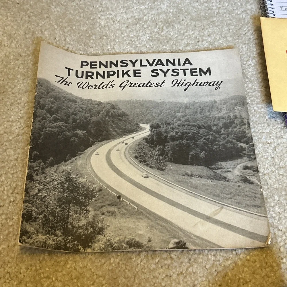 1951 Pennsylvania Turnpike System Brochure Booklet World's Greatest Highway
